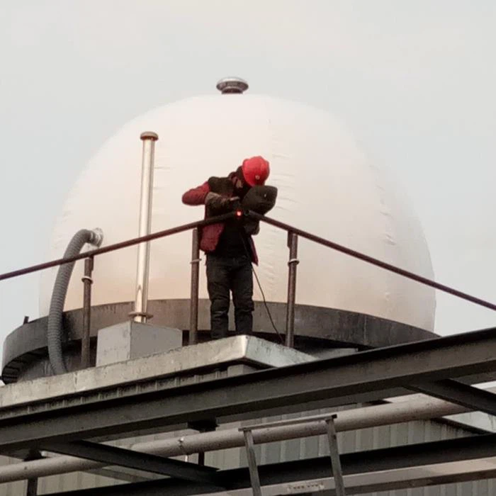 Dry Double Membrane Gas Holder